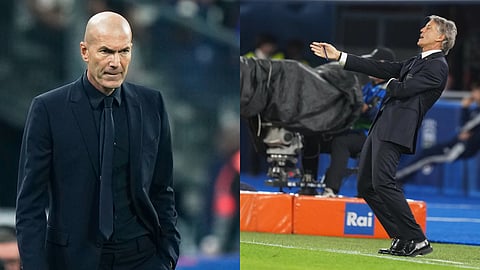 Zinedine Zidane and Roberto Mancini