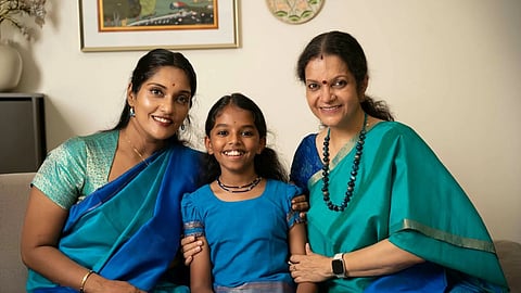 (L-R) Madhuvanthi Badri, Dira Paavai Rajavel and Janaki Sabesh