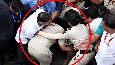 'Totally unacceptable': BJP alleges Rahul Gandhi inappropriately touched woman cop during protest
