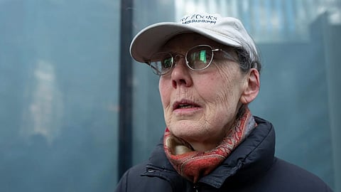 Anne Carson attends the dedication ceremony for The Shed, a performing arts center at Hudson Yards, April 1, 2019 in New York. Anne Carson, Canadian poet and essayist, has won the 2026 Nobel Prize in literature.