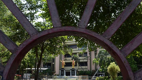 Deserted DMK office