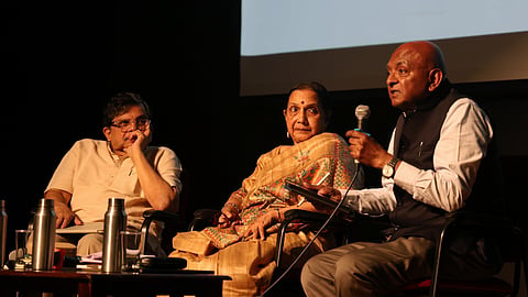 Former judges at the book release event in Chennai on Saturday

