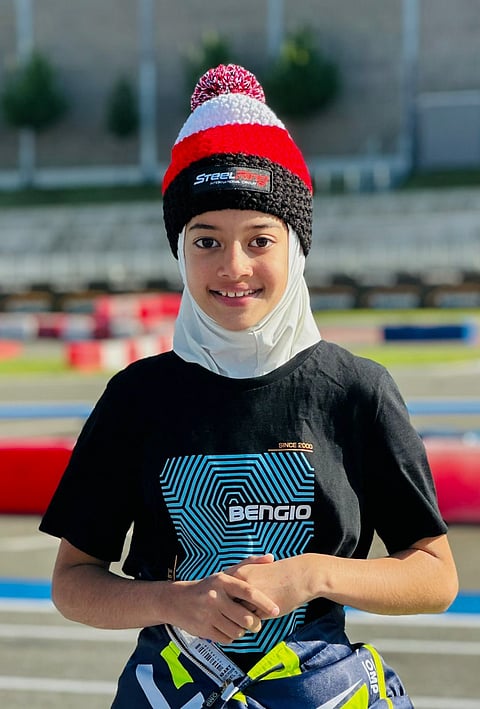 Eleven-year-old Indian karting sensation Atiqa Mir