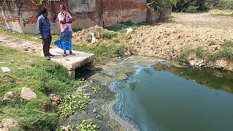 Sewage SWD Korattur Lake
