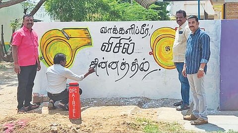 TVK Viralimalai poll campaign