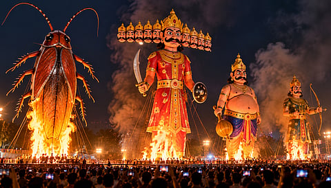 Delhi Ramlila to burn 30-foot 'cockroach' effigy 