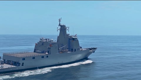 Indian Navy inducts indigenous multi-purpose warship Samarthak