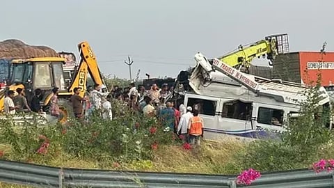 Eight from MP killed as tempo traveller falls into drain on expressway in Rajasthan