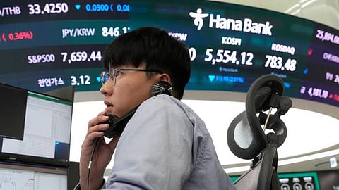 Asian shares are mixed with tech stocks volatile, and oil falls on Trump's Russian sanctions waiver