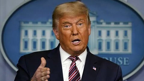 US President Donald Trump 