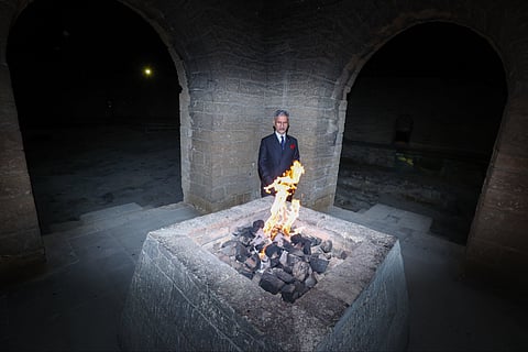 Union External Affairs Minister S Jaishankar visits the historic Ateshgah fire temple, in Baku, Azerbaijan. 