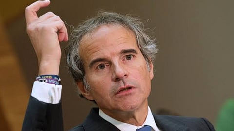 The head of the UN nuclear agency Rafael Grossi