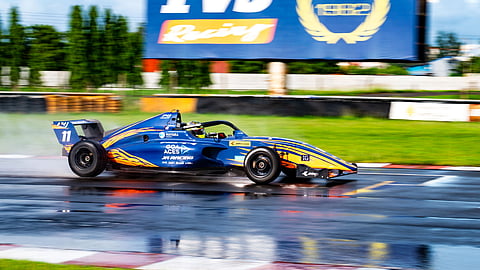 Luviwe Sambudla of Goa Aces JA Racing wins Race 1 & Race 2 of Formula 4