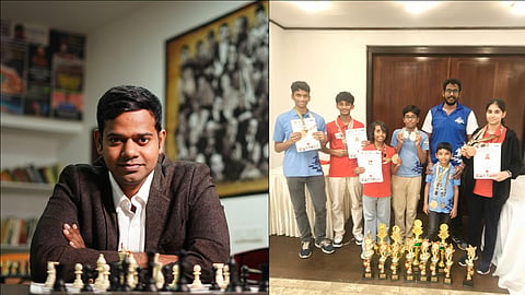 Vishnu with Hatsun kids