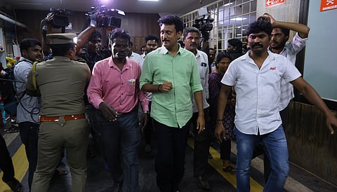 Ex-DMK minister Anbil remanded to judicial custody