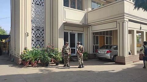 I-T sleuths searching one of the premises of a person related to Minister V Senthilbalaji in Coimbatore on Wednesday