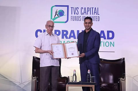 Nithin Kamath conferred with CK Prahalad award