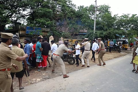 Police resort to mild lathicharge near Nagercoil