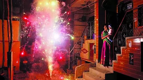 File photo of a Deepavali celebration
