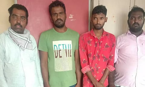 The 4 accused brought back to Salem on Friday