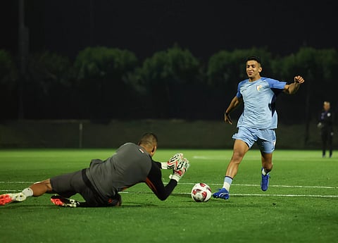 Sahal Abdul Samad in training