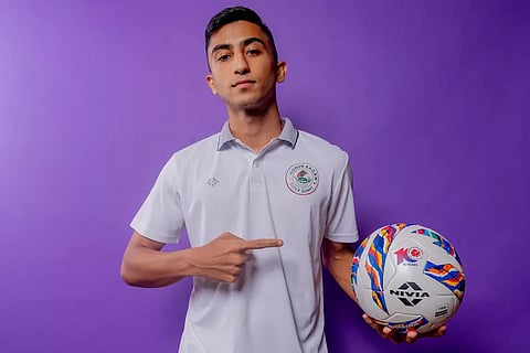 Kiyan Nassiri during the ISL media day