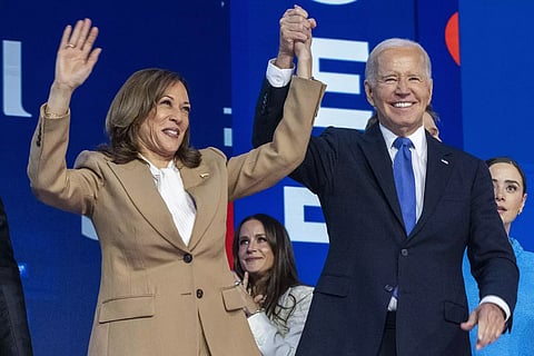 Kamala Harris with Joe Biden (AP)