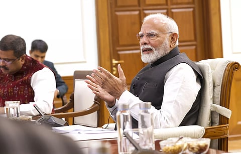PM Modi chairs first meeting of the Governing Board of ANRF in New Delhi on Tuesday