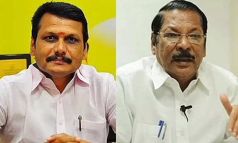 Senthilbalaji; R S Bharathi&nbsp;&nbsp;