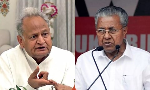 Rajasthan CM Ashok Gehlot and Kerala CM Pinarayi Vijayan