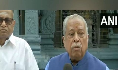 President of Uttara Swamimalai Mandir, V Balasubramanian