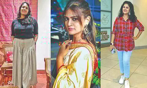 (L to R) Nrithya; Divya Rajkumar; Hema Rakesh&nbsp;