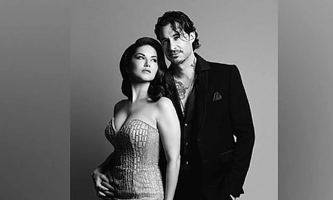 Sunny Leone and Daniel Weber.
