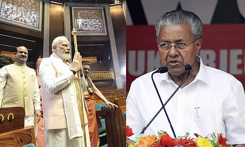 PM Modi, Kerala CM Pinarayi Vijayan (PTI)
