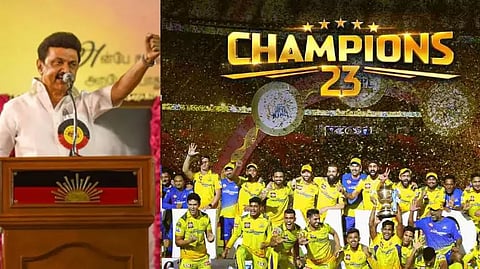 Chief Minister MK Stalin congratulates after CSK's 5th title win