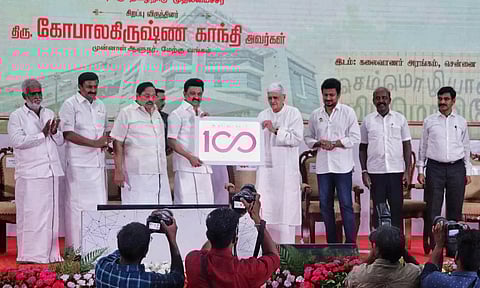 Kalaignar centenary  Logo release ceremony
