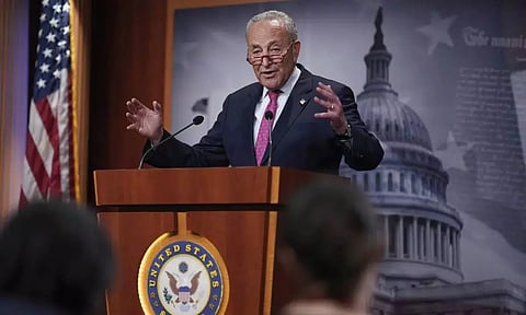 Senate Majority Leader Chuck Schumer (AP)&nbsp;