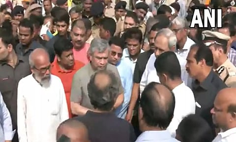 Odisha train derailment: CM Naveen Patnaik reaches Balasore accident site. ANI