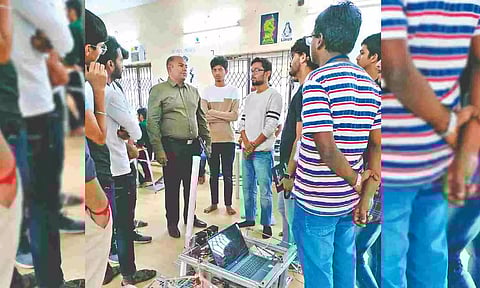 Mars rover model made by IIITDM students wins award