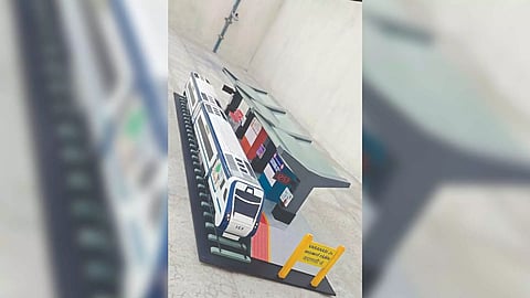 A miniature model made by Dilip Kumar