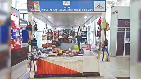 SHG stall set up at Chennai Airport’s domestic terminal