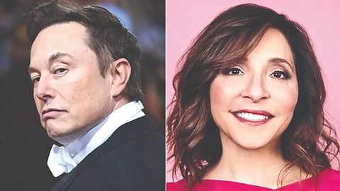 Elon Musk and Linda Yaccarino