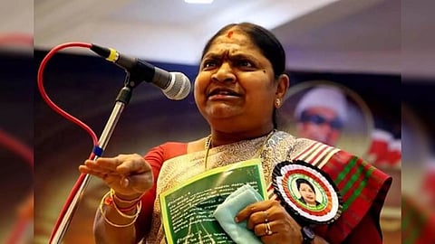 Former minister B Valarmathi