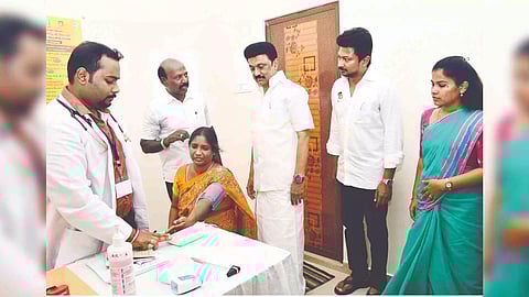 Chief Minister MK Stalin inaugurating the Urban Health centre at Vijayaragava Road in Teynampet on Tuesday
