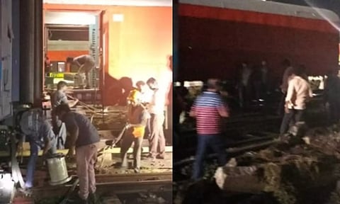 Jan Shatabdi express train derails in Chennai