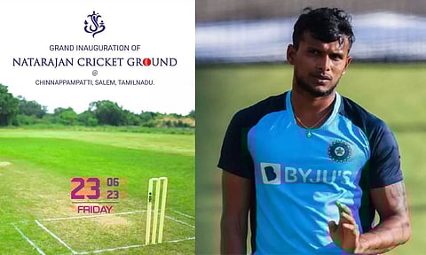 (On left) Thangarasu Natarajan