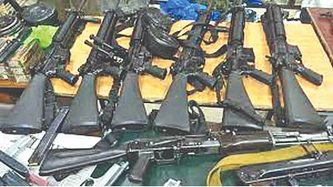 A BJP MLA has set up a dropbox for people to anonymously return arms snatched from the security forces