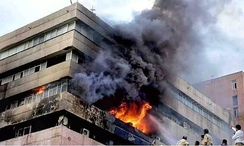 Visuals from the spot, IANS