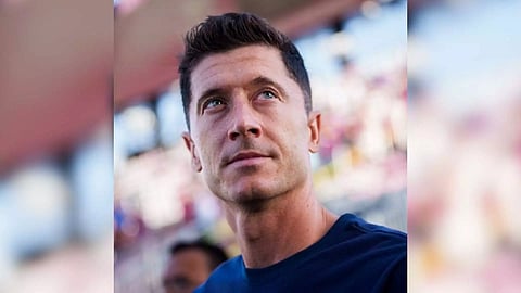 FC Barcelona striker Robert Lewandowski