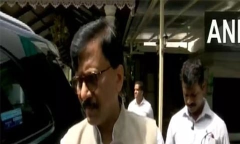 Shiv Sena (Uddhav Thackeray faction) MP Sanjay Raut (Photo/ANI)